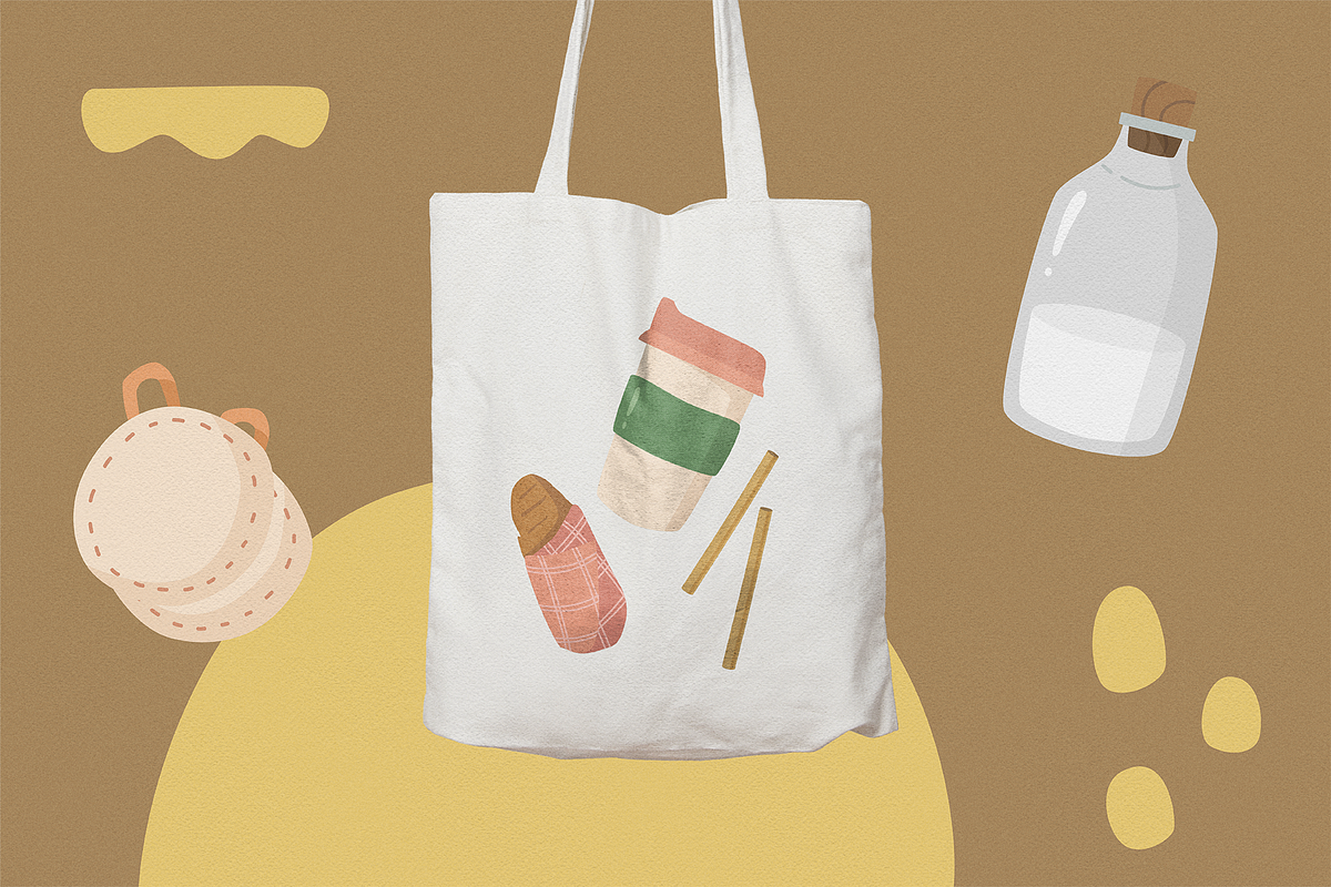 Zero Waste Vector Clipart Pack, an Illustration by Telllu & Friends (Photo 5 of 5)