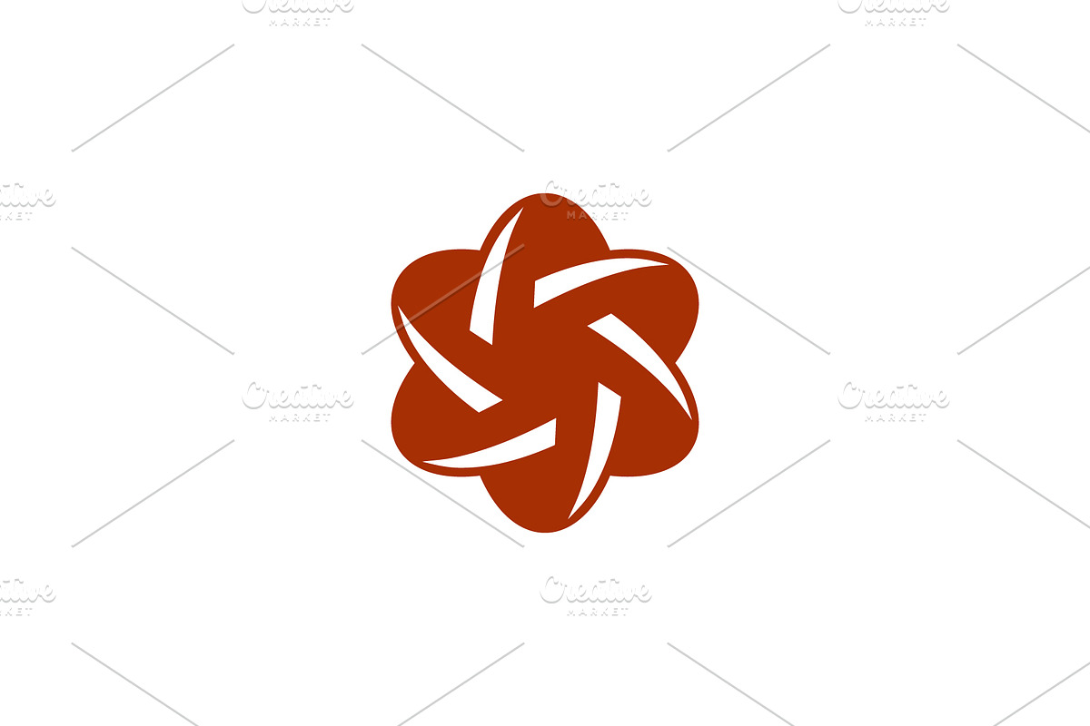 Rotating atom orbit logo, a Branding & Logo Template by Rasagama Studio
