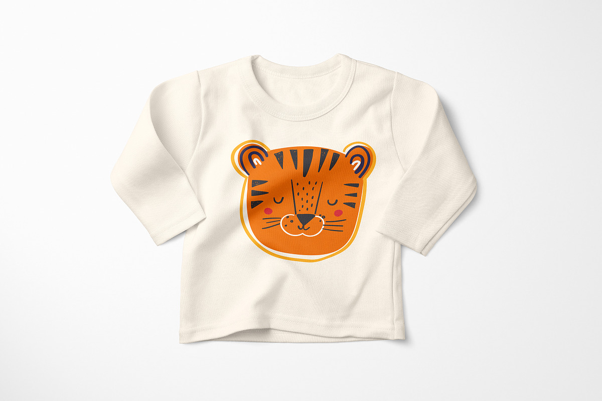 Baby hand drawn animals collection, an Animal Illustration by MoleskoStudio (Photo 13 of 24)