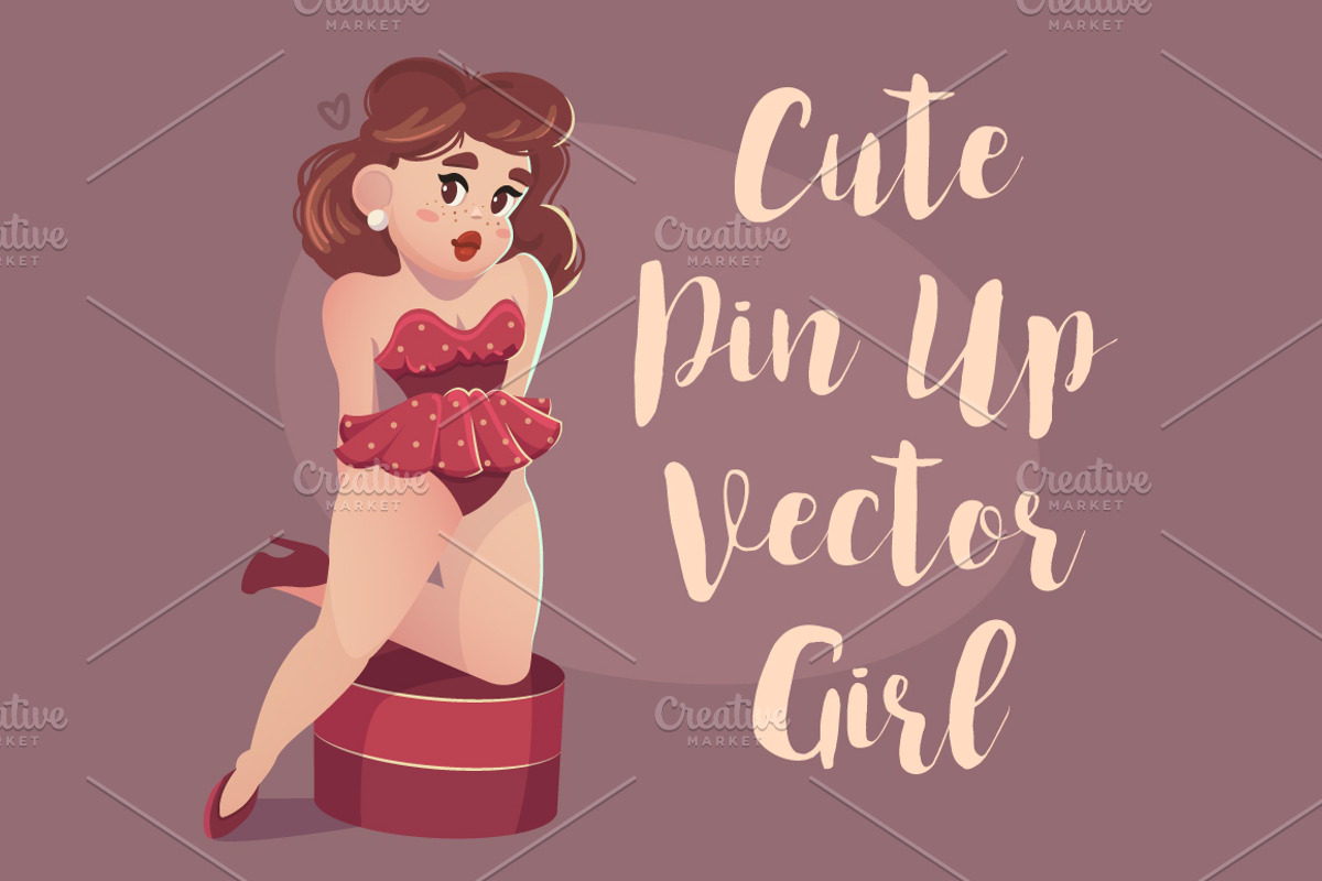 Pin-Up Girl 2, a Person Illustration by Muar Mar