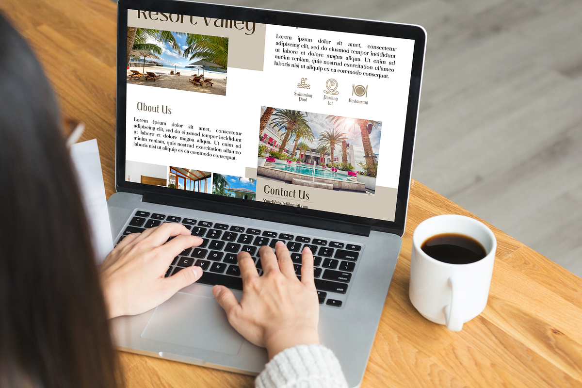 Modern Resort Valley Bi-Fold Brochu, a Brochure Template by Daily Creative (Photo 4 of 5)
