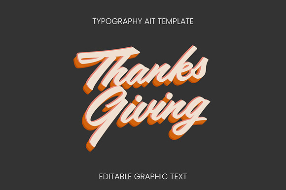 Vintage Script 3D Text Effect preview 4
