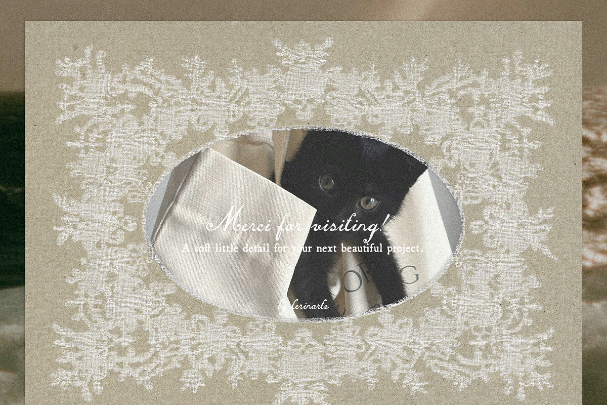 Pressed Lace Frames, an Object Graphic by lerinartstudio (Photo 13 of 13)
