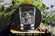 Whiskey Glass Ice Cubes Beverage, a Background Graphic by LaseredNinja (Thumbnail 2 of 7)