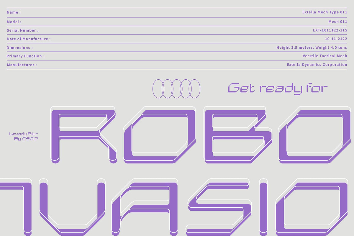 Lexady Blur, a Sans Serif Font by Craft Supply Co. (Photo 4 of 8)