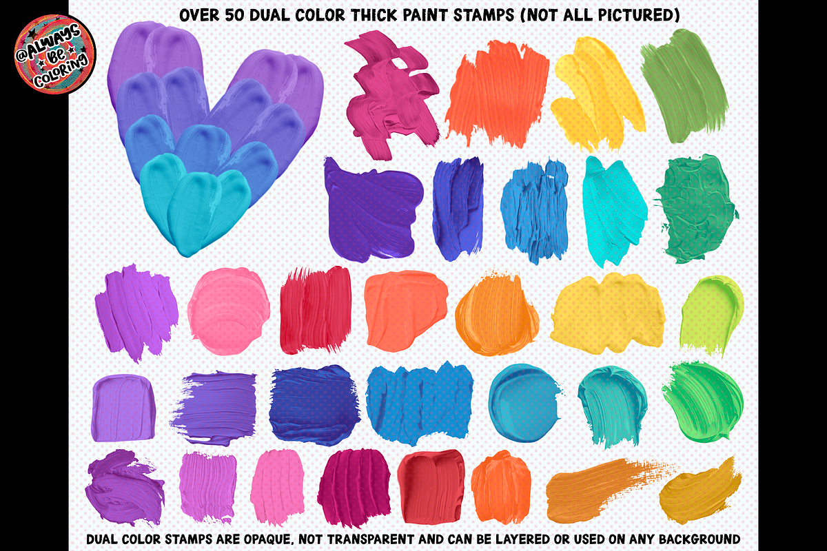 Procreate Impasto Thick Oil Paints, a Brush Add-On by AlwaysBeColoring (Photo 7 of 16)