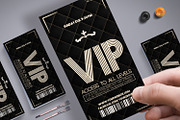 Luxury VIP Pass Card, a Card Template by Tzochko (Thumbnail 1 of 5)