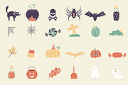 Halloween Clipart, Fall Festival Set, a Decorative Illustration by Digital Sugar (Thumbnail 2 of 4)