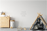 Kids Frames & Wall Mockup Bundle - 5, a Print Template by Yuri-U (Thumbnail 12 of 32)