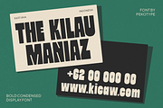 Yagult - Bold Condensed Display Font, a Sans Serif Font by Pekotype (Thumbnail 10 of 15)