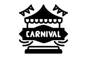 Carnival festival solid icon, a Solid Icon by Creative priyanka