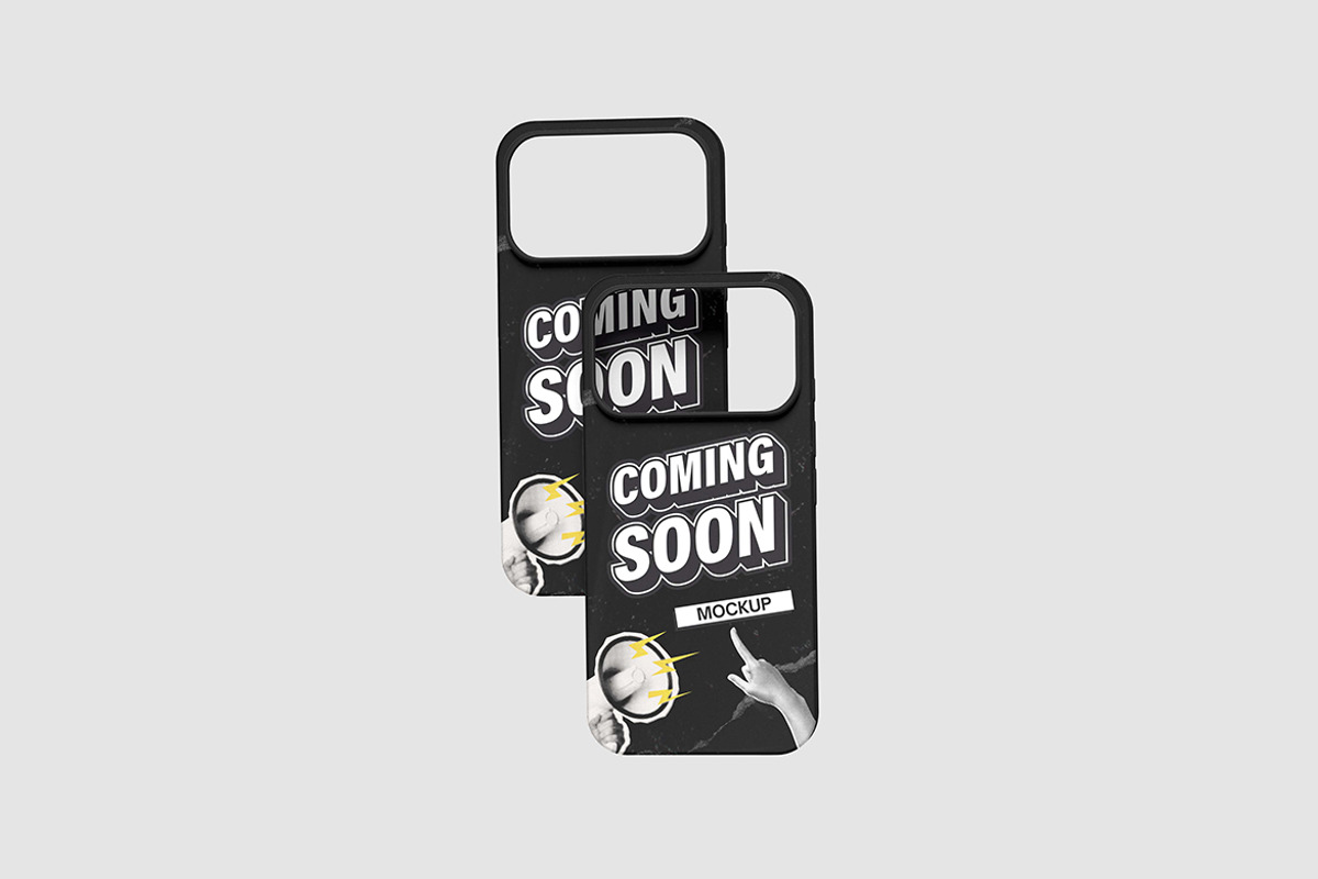 iPhone Case Mockup for iPhone 17 Pro, an iPhone Mockup by seramoe (Photo 3 of 5)