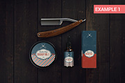 Barber Shop Vintage Mockup, a Product Mockup by visufactum (Thumbnail 7 of 8)