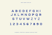 Wavy Baby Display Font, a Sans Serif Font by mollydeering (Thumbnail 2 of 4)