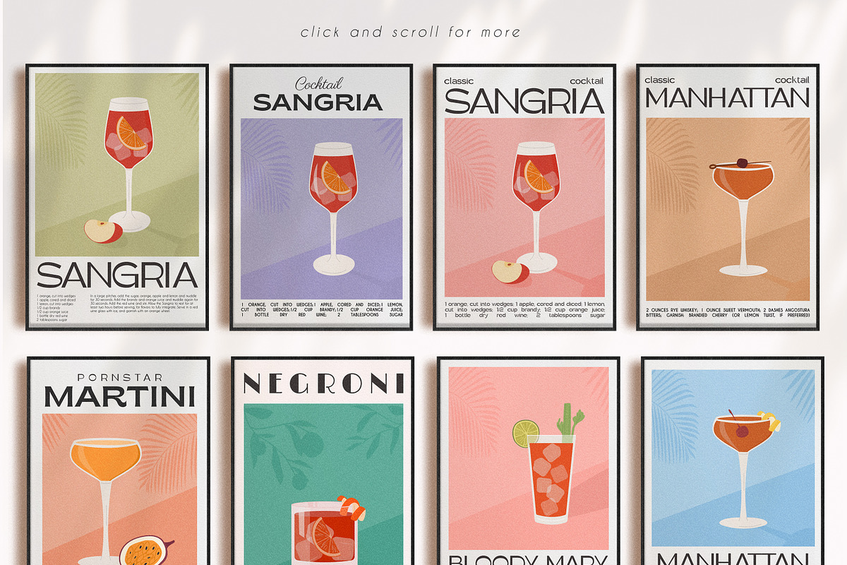 COCKTAIL O'CLOCK II Art Posters, a Poster Template by millering (Photo 6 of 7)