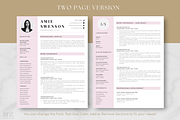 Modern Resume Template - Amie, a Resume Template by AntDesignStudio (Thumbnail 3 of 9)