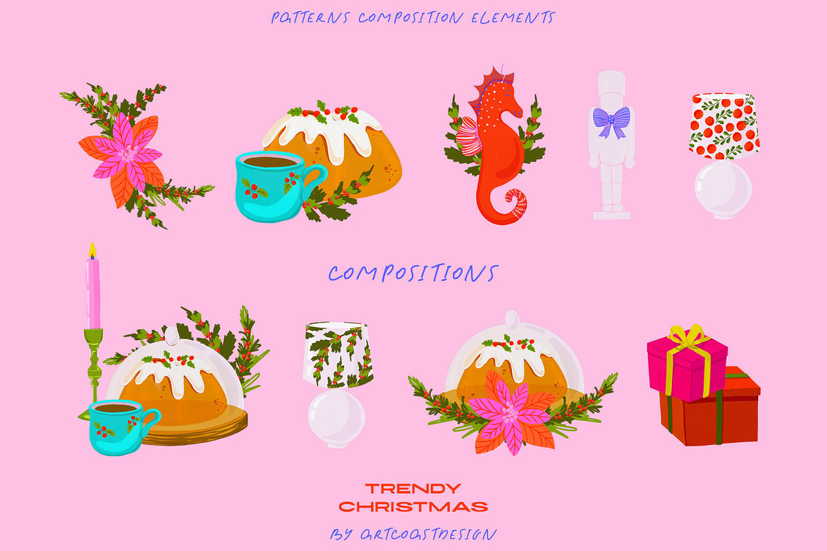 Acrylic Trendy Christmas, an Object Graphic by nadispasibenko (Photo 7 of 18)