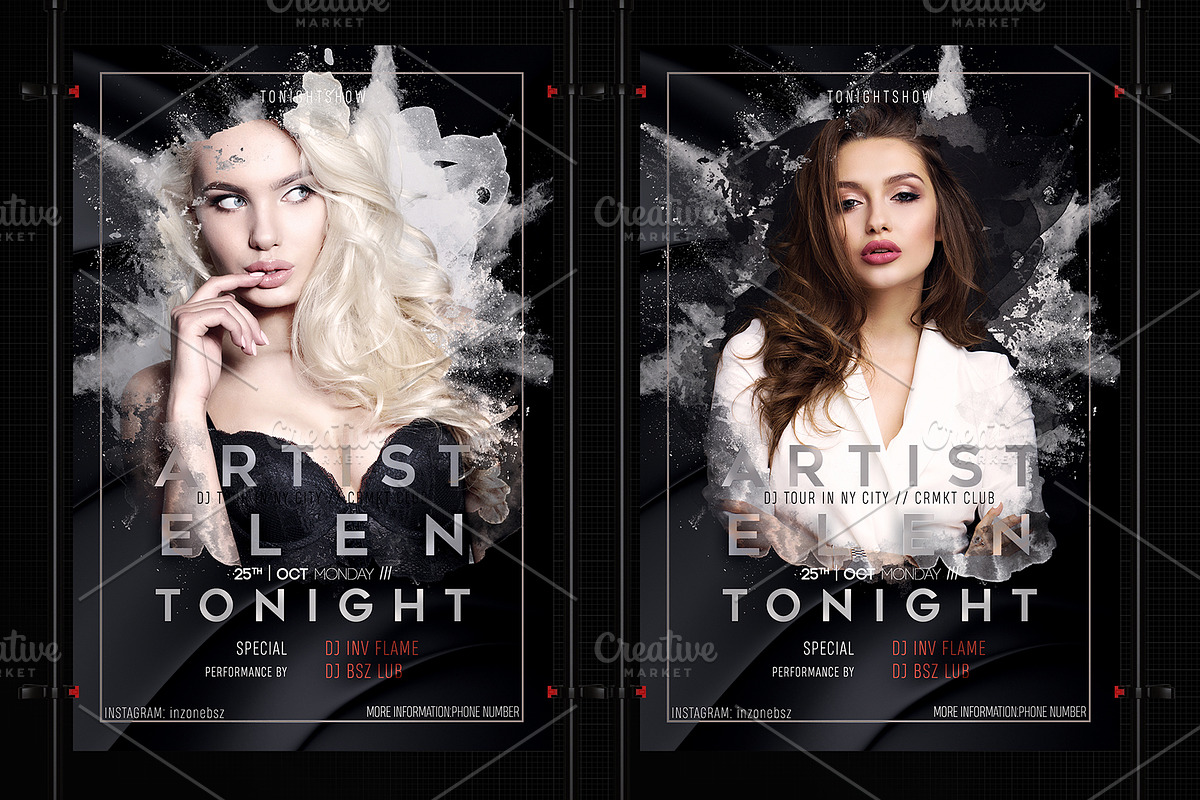 Artist Dj Flyer, a Flyer Template by Basez Flyers (Photo 1 of 4)