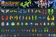 Spaceship Creation Kit - Game Assets, an iPad Mockup by pixaroma (Thumbnail 1 of 5)
