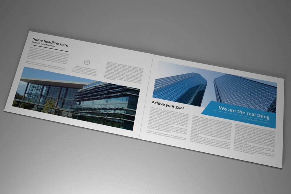 Indesign Brochure Landscape Vol 01, a Brochure Template by RudanStudio (Photo 5 of 9)