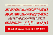 Bloody Scary Font, a Font by DonMarciano (Thumbnail 3 of 5)