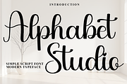 Alphabet Studio, a Handwritten Font by InermediaSTUDIO (Thumbnail 4 of 8)