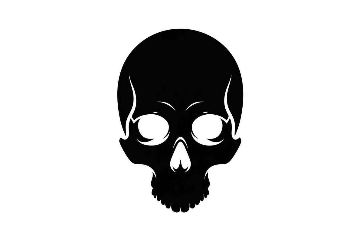 50 Skull Head Silhouette Vector Bund, an Illustration by Creativeshirt (Photo 14 of 51)