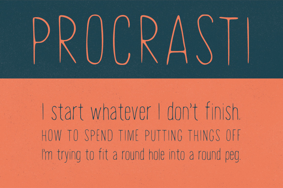 Handed Font Pack: 6 typefaces preview 3