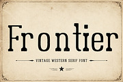 Frontier, a Serif Font by Wow Magic (Thumbnail 1 of 5)