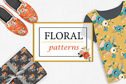 Hand Drawn Flower Patterns, a Pattern Graphic by Dasha_D (Thumbnail 3 of 8)