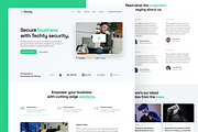 Techty: IT & Software Figma Template, an UI Kit Template by FinestDevs (Thumbnail 3 of 8)