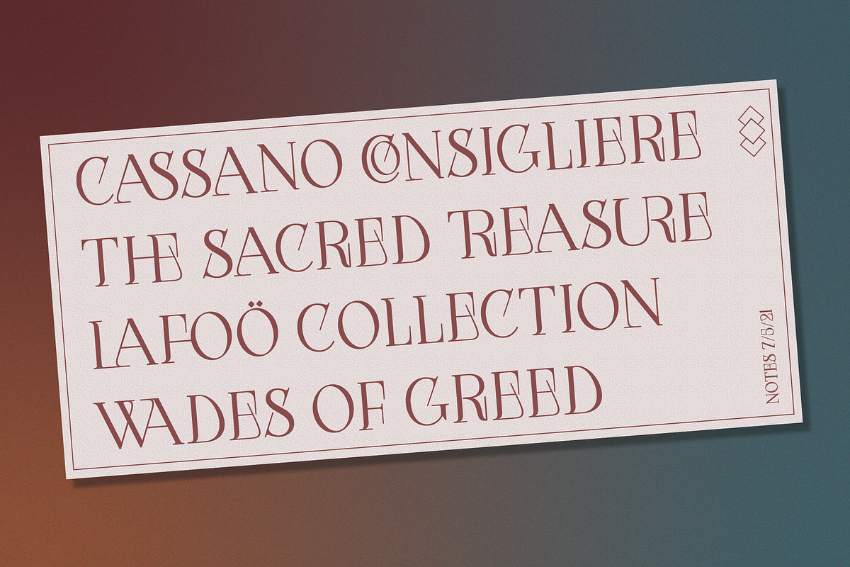 Hazchel, a Serif Font by Amera Type (Photo 3 of 11)