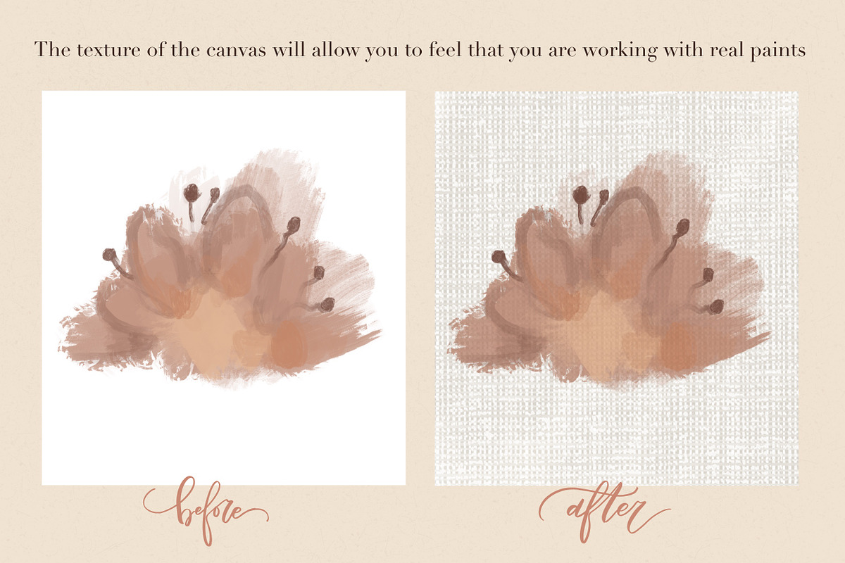 Naturalistic Textures, a Brush Add-On by Letter Elfa Studio (Photo 4 of 9)