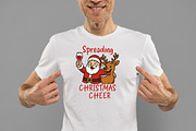 Funny Santa Claus Spreading PNG, an Illustration by Daily.Designs (Thumbnail 2 of 5)