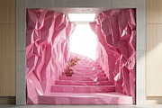 Pink Crystal Cave Stairs Background, a Background Graphic by Aura Canyon HQ (Thumbnail 7 of 7)