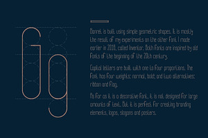 Banret. Font Family