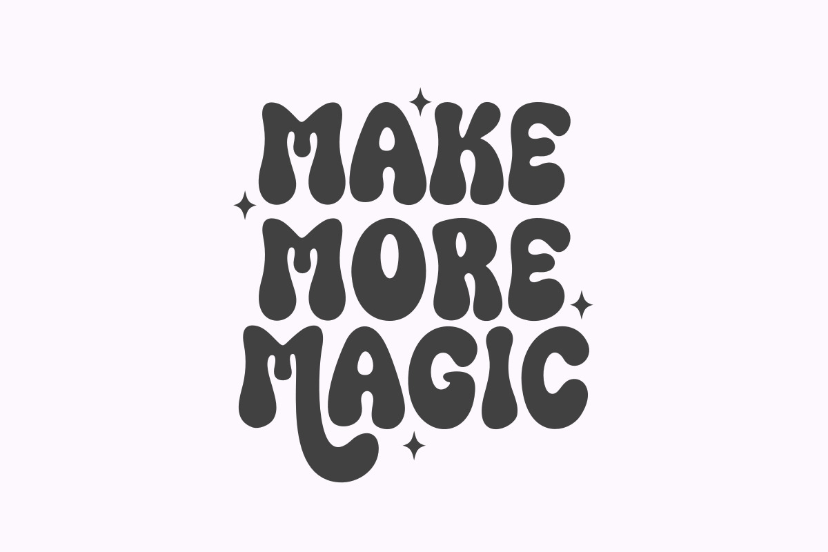 Funky Monday - Retro Groovy Font, a Handwritten Font by SaktiAvellin (Photo 2 of 7)