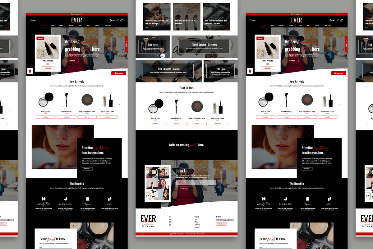 EverIntense Wix Website Template, a Wix Template by Girl Boss From Home (Photo 4 of 6)