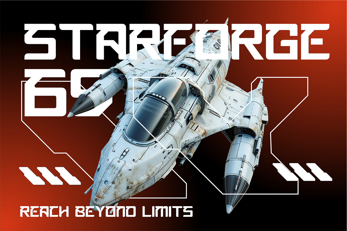 Bareon - Modern Futuristic Display, a Sans Serif Font by Vroz Studio (Photo 7 of 8)