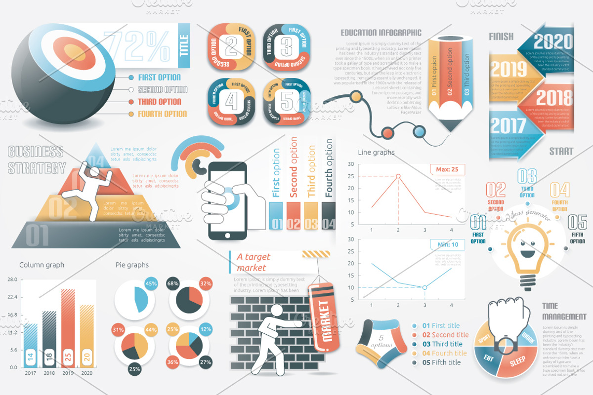 52% OFF Infographic Bundle, a Presentation Template by Infographic Paradise (Photo 6 of 7)