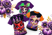 Cute halloween clipart set, a Graphic by JuliaStarArt-FantasyHome (Thumbnail 8 of 9)