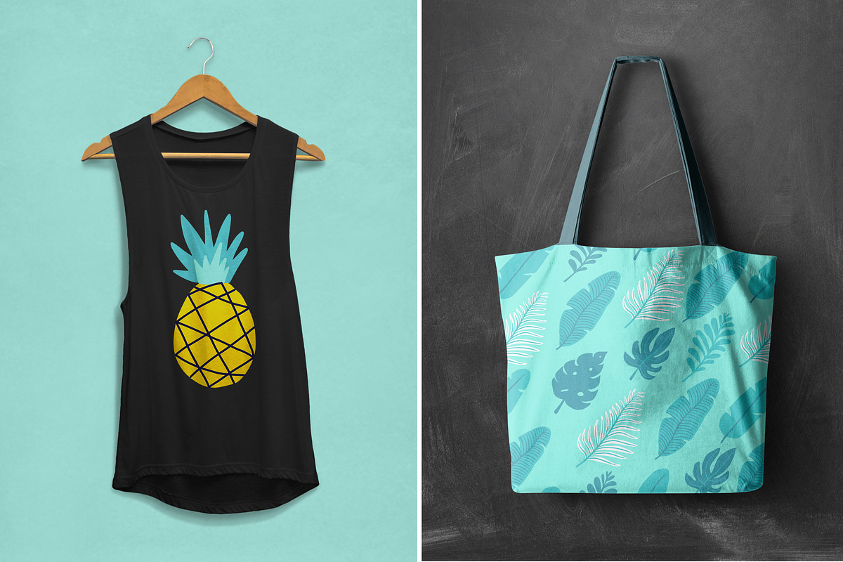 Tropical Paradise Set, an Illustration by Bosotochka♥Art (Photo 4 of 9)