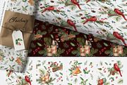 Christmas watercolor clipart, a Seasonal Illustration by RushkinaAntonina (Thumbnail 3 of 7)