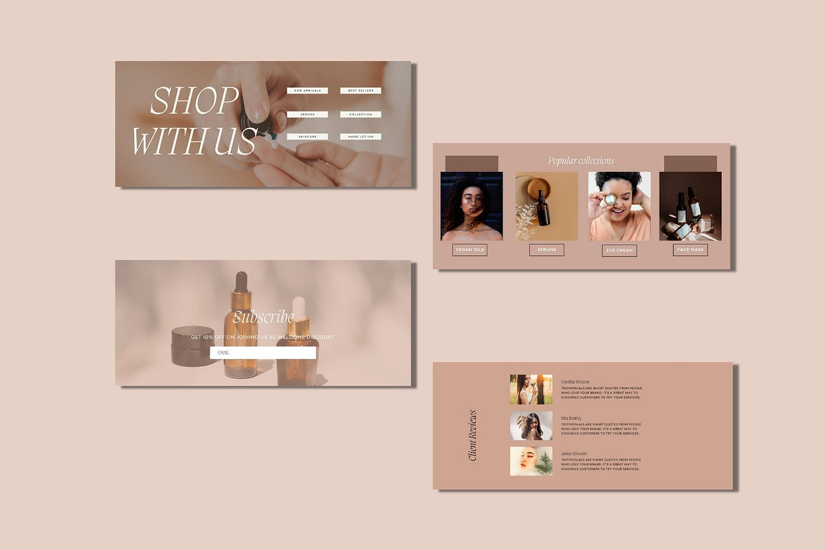 Website Banner Template Canva, a Websites & App Template by Deepa Template Studio (Photo 5 of 11)