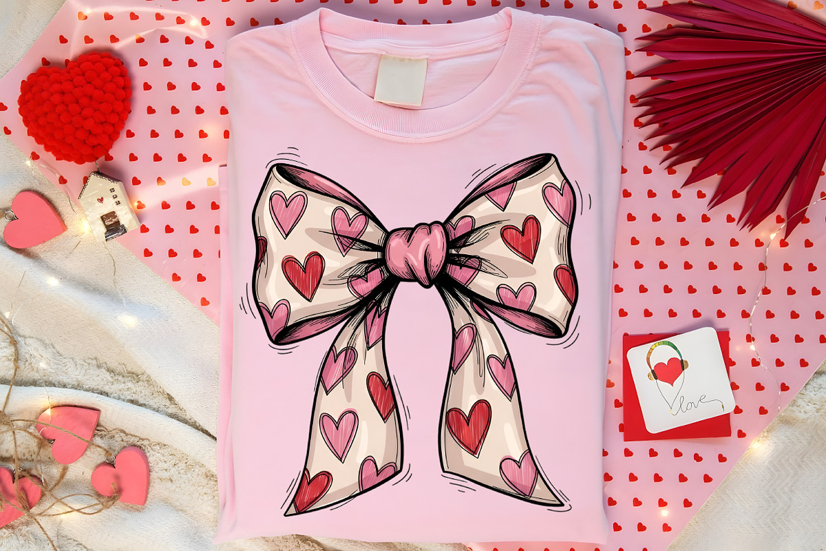 Coquette Heart Bow PNG, an Illustration by Canvas Craft (Photo 4 of 6)