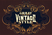 10 Frames Vol.8 - Victorian Ornament, a Background Graphic by Cruzine (Thumbnail 3 of 8)