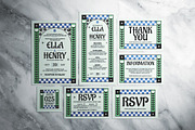 Floral Wedding Invitation Suite, an Invitation Template by The Good Store (Thumbnail 1 of 4)