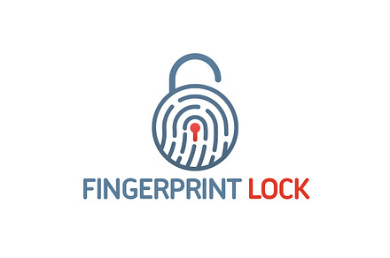 Fingerprint Lock Logo