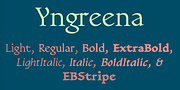 Yngreena, a Serif Font by Ingrimayne Type (Thumbnail 1 of 6)