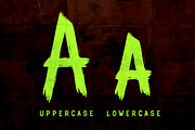 Spookhaus Horror Brush Font, a Font by Von Type Co (Thumbnail 2 of 9)